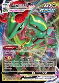 Rayquaza VMAX, card 111 of the Evolving Skies set, 2021, illustrated by PLANETA Mochizuki