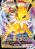 Jolteon VMAX, card 51 of the Evolving Skies set, 2021, illustrated by 5ban Graphics
