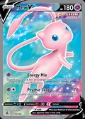 Mew V, card 250 of the Fusion Strike set, 2021, illustrated by aky CG Works