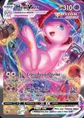 Mew VMAX, card 269 of the Fusion Strike set, 2021, illustrated by AKIRA EGAWA