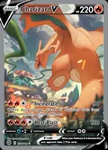 Charizard V, card 154 of the Brilliant Stars set, 2022, illustrated by Ryota Murayama