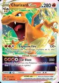 Charizard VSTAR, card 18 of the Brilliant Stars set, 2022, illustrated by 5ban Graphics
