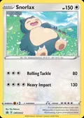 Snorlax, card SWSH032 of the SWSH Black Star Promos set, 2019, illustrated by Tika Matsuno