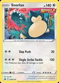 Snorlax, card SWSH119 of the SWSH Black Star Promos set, 2019, illustrated by Yuya Oka