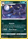 Umbreon, card SWSH129 of the SWSH Black Star Promos set, 2019, illustrated by Souichirou Gunjima