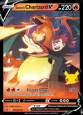 Lance's Charizard V, card SWSH133 of the SWSH Black Star Promos set, 2019, illustrated by Hideki Ishikawa