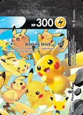 Pikachu V-UNION, card SWSH140 of the SWSH Black Star Promos set, 2019
