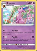 Espeon, card SWSH174 of the SWSH Black Star Promos set, 2019, illustrated by Tika Matsuno