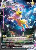 Jolteon VMAX, card SWSH184 of the SWSH Black Star Promos set, 2019, illustrated by Hasuno