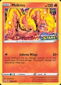 Moltres, card SWSH185 of the SWSH Black Star Promos set, 2019, illustrated by Shinji Kanda