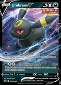 Umbreon V, card SWSH203 of the SWSH Black Star Promos set, 2019, illustrated by 5ban Graphics