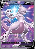 Mewtwo V, card SWSH229 of the SWSH Black Star Promos set, 2019, illustrated by PLANETA Mochizuki