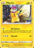 Pikachu, card SWSH234 of the SWSH Black Star Promos set, 2019, illustrated by Ryota Murayama
