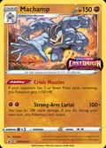 Machamp, card SWSH243 of the SWSH Black Star Promos set, 2019, illustrated by GOSSAN