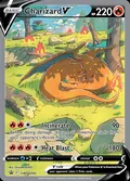 Charizard V, card SWSH260 of the SWSH Black Star Promos set, 2019, illustrated by Oswaldo KATO