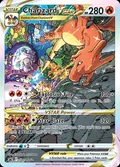 Charizard VSTAR, card SWSH262 of the SWSH Black Star Promos set, 2019, illustrated by KIYOTAKA OSHIYAMA