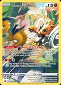 Galarian Zapdos, card SWSH283 of the SWSH Black Star Promos set, 2019, illustrated by Rianti Hidayat