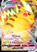 Pikachu VMAX, card SWSH286 of the SWSH Black Star Promos set, 2019, illustrated by AKIRA EGAWA