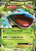 Venusaur-EX, card 1 of the XY set, 2014, illustrated by Eske Yoshinob