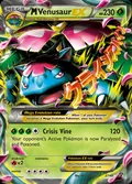 M Venusaur-EX, card 2 of the XY set, 2014, illustrated by 5ban Graphics