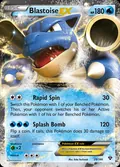 Blastoise-EX, card 29 of the XY set, 2014, illustrated by Eske Yoshinob