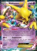 Alakazam-EX, card 25 of the Fates Collide set, 2016, illustrated by PLANETA