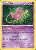 Mew, card 29 of the Fates Collide set, 2016, illustrated by Mitsuhiro Arita