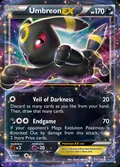 Umbreon-EX, card 55 of the Fates Collide set, 2016, illustrated by Ayaka Yoshida