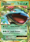 Venusaur-EX, card 1 of the Evolutions set, 2016, illustrated by Eske Yoshinob
