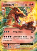 Charizard-EX, card 12 of the Evolutions set, 2016, illustrated by PLANETA