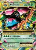 M Venusaur-EX, card 2 of the Evolutions set, 2016, illustrated by 5ban Graphics