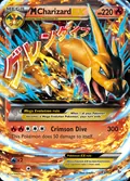 M Charizard-EX, card 13 of the Flashfire set, 2014, illustrated by 5ban Graphics