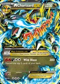 M Charizard-EX, card 69 of the Flashfire set, 2014, illustrated by 5ban Graphics