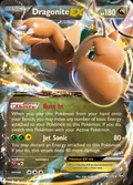 Dragonite-EX, card 74 of the Furious Fists set, 2014, illustrated by Eske Yoshinob