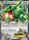 Rayquaza-EX, card 75 of the Roaring Skies set, 2015, illustrated by Ryota Murayama