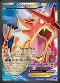 Gyarados-EX, card 114 of the BREAKpoint set, 2016, illustrated by Ryo Ueda