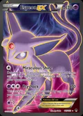 Espeon-EX, card 117 of the BREAKpoint set, 2016, illustrated by Ryo Ueda