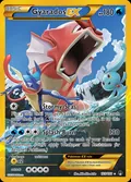 Gyarados-EX, card 123 of the BREAKpoint set, 2016, illustrated by Mitsuhiro Arita