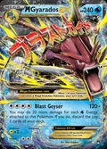 M Gyarados-EX, card 27 of the BREAKpoint set, 2016, illustrated by 5ban Graphics