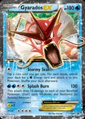 Gyarados-EX, card XY106 of the XY Black Star Promos set, 2013, illustrated by Eske Yoshinob