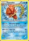 Gyarados, card XY109 of the XY Black Star Promos set, 2013, illustrated by Hajime Kusajima