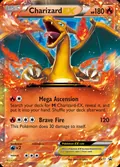Charizard-EX, card XY17 of the XY Black Star Promos set, 2013, illustrated by 5ban Graphics
